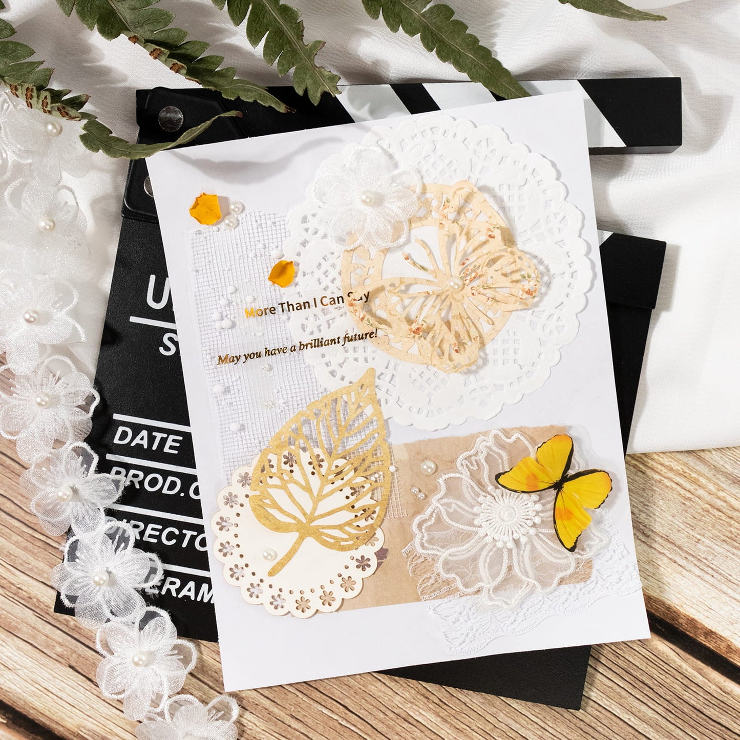 Flower Art Museum Hollow Out Decor Paper