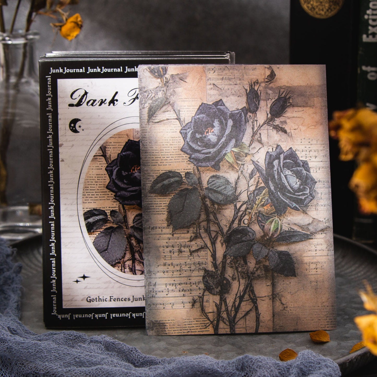 Gothic Fancy Junk Journal Material Paper