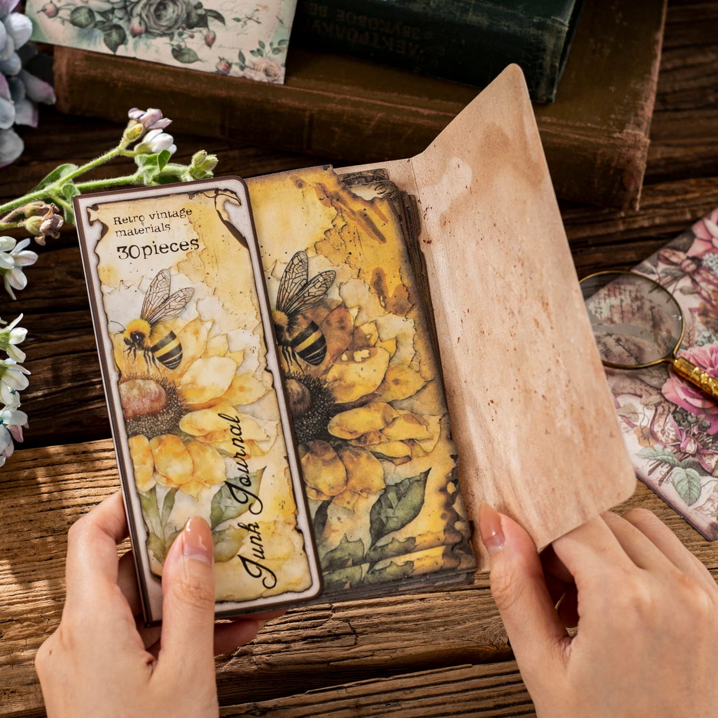 Lost Garden Junk Journal Material Paper