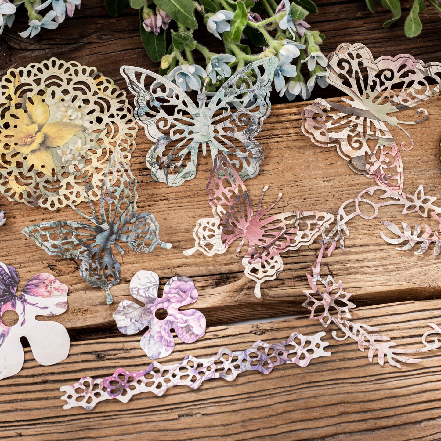 Lost Garden Junk Journal Material Paper