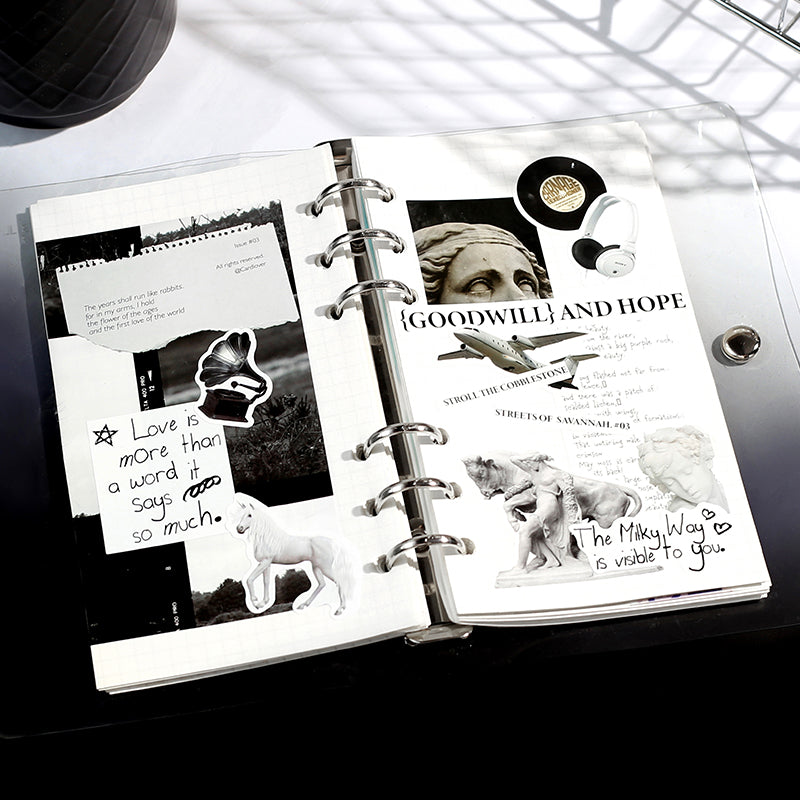 Romantic Image Poems Stickers Precut Book