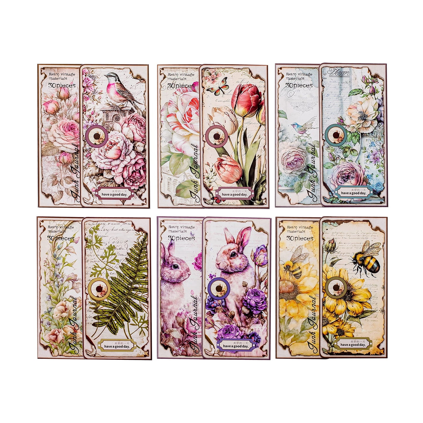 Lost Garden Junk Journal Material Paper