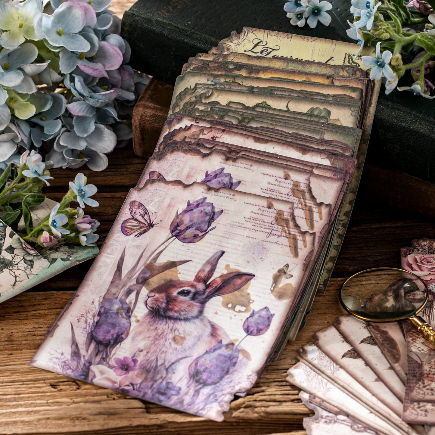 Lost Garden Junk Journal Material Paper