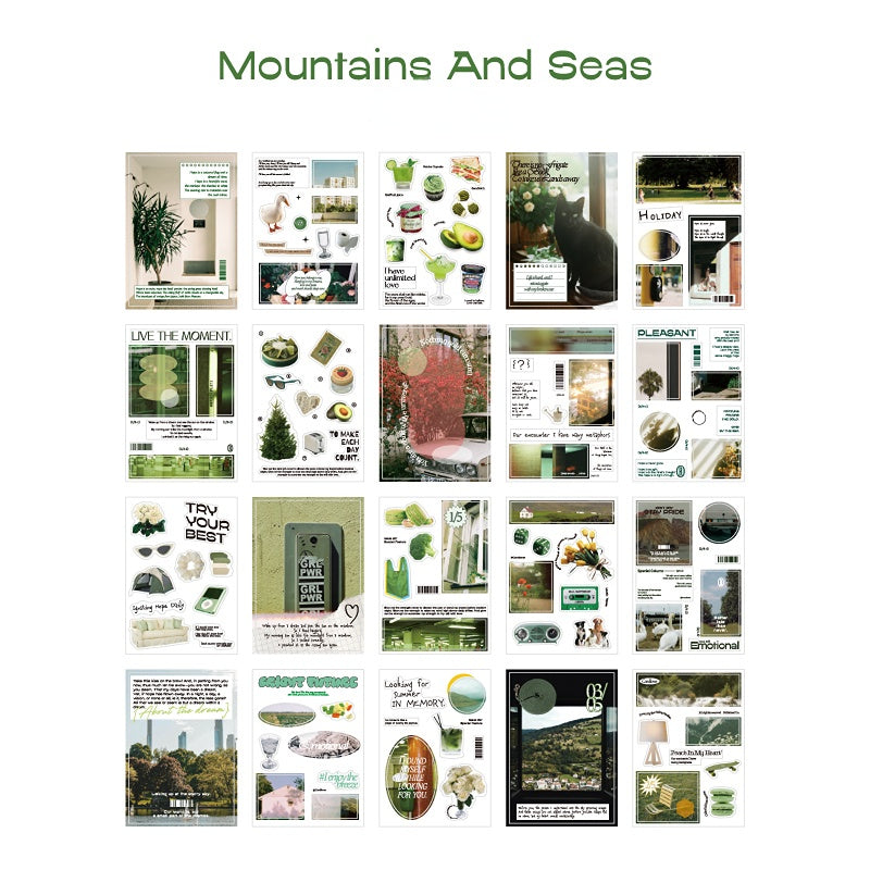 Romantic Image Poems Stickers Precut Book