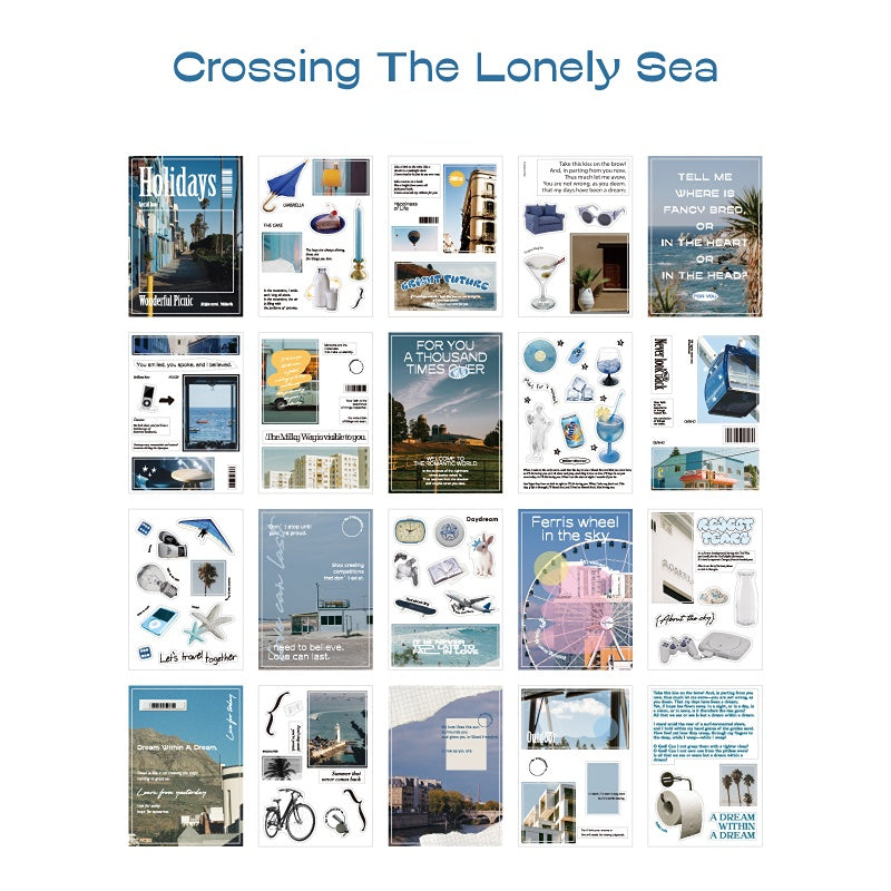 Romantic Image Poems Stickers Precut Book