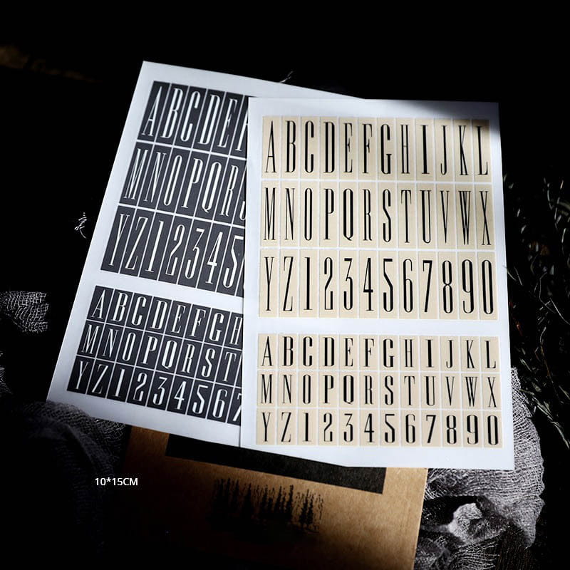 Bali Rub-on Stickers | Transfer Stickers