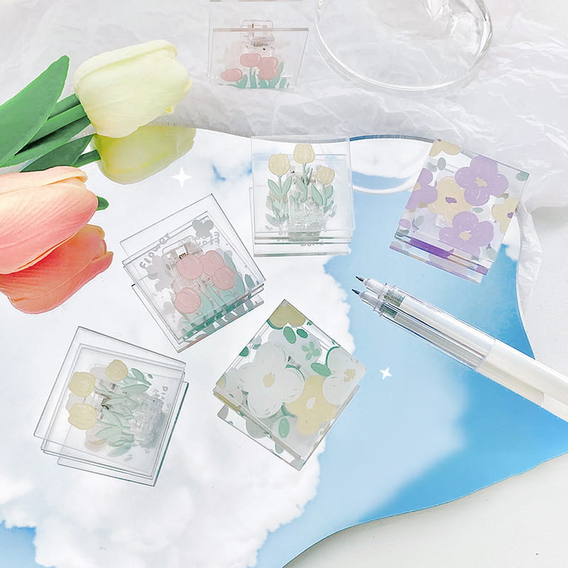 Acrylic Tulip Paper Clip-4 PCS
