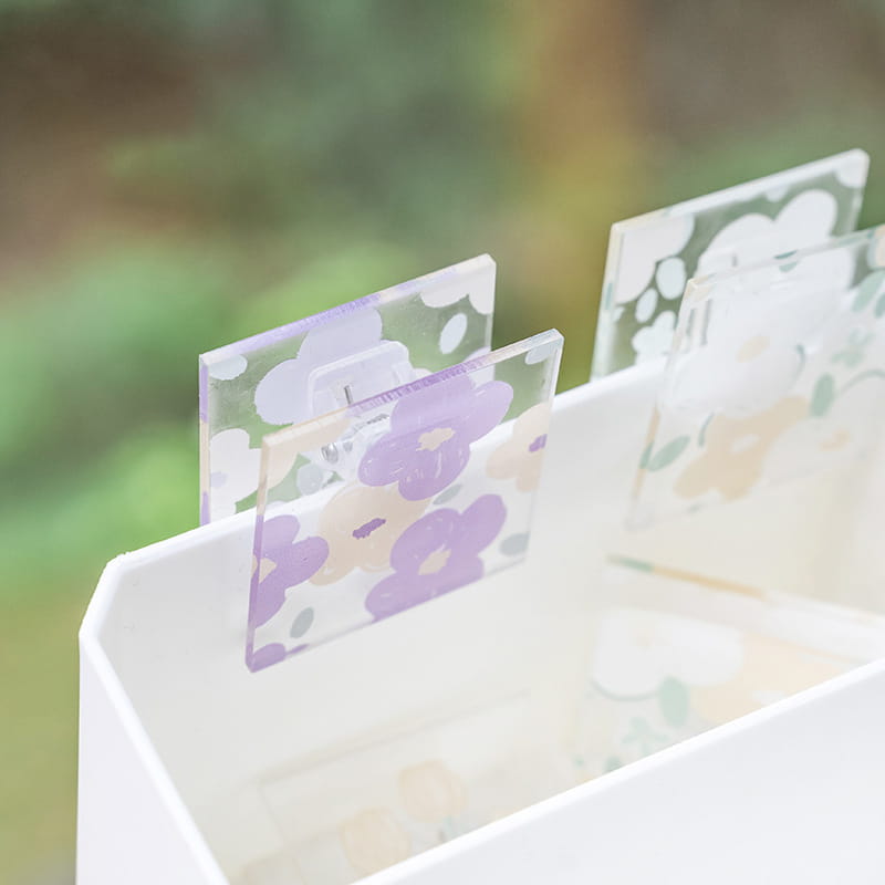 Acrylic Tulip Paper Clip-4 PCS