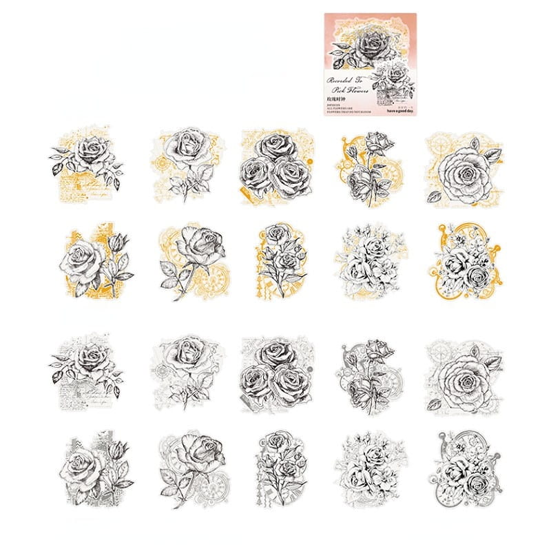 Picking Up Flowers Sticker Pack