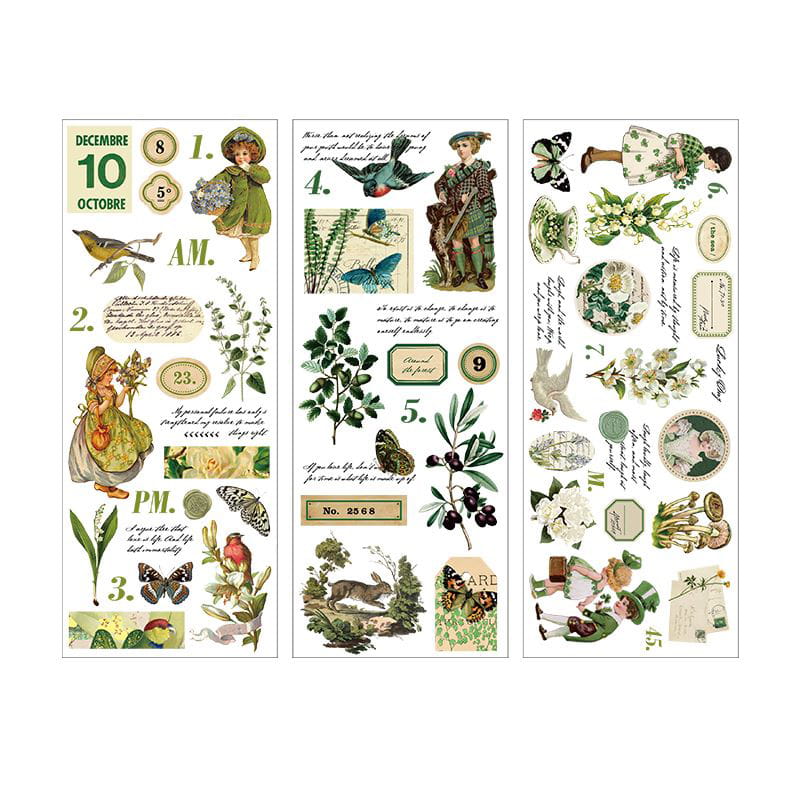 12 Sheets Four Seasons Decor Stickers
