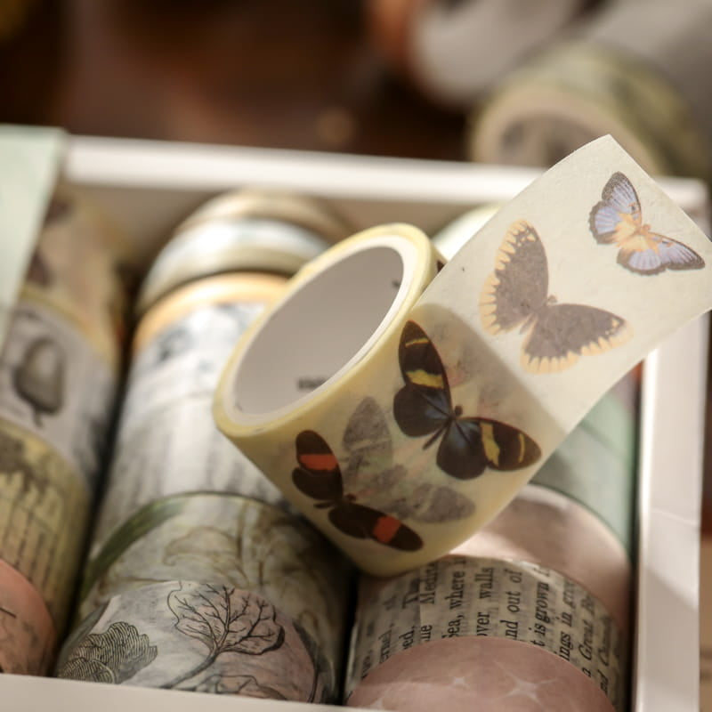 Vintage Time 20 Rolls Washi Tape Set
