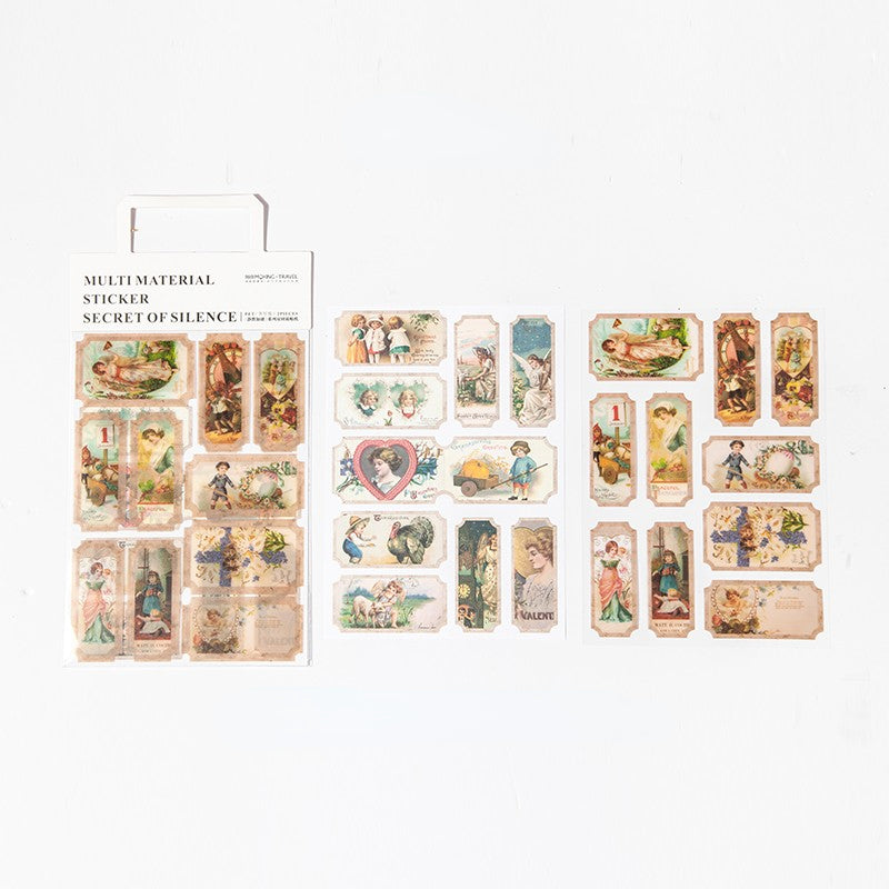 2 Sheets Secret Of Silence Sticker