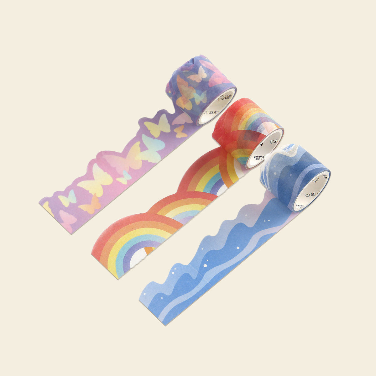 Cloud And Flower Special-Shaped Washi Tape