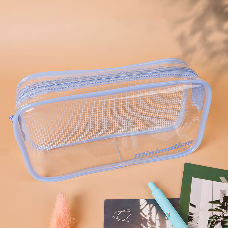 Transparent Pencil Case with Zipper