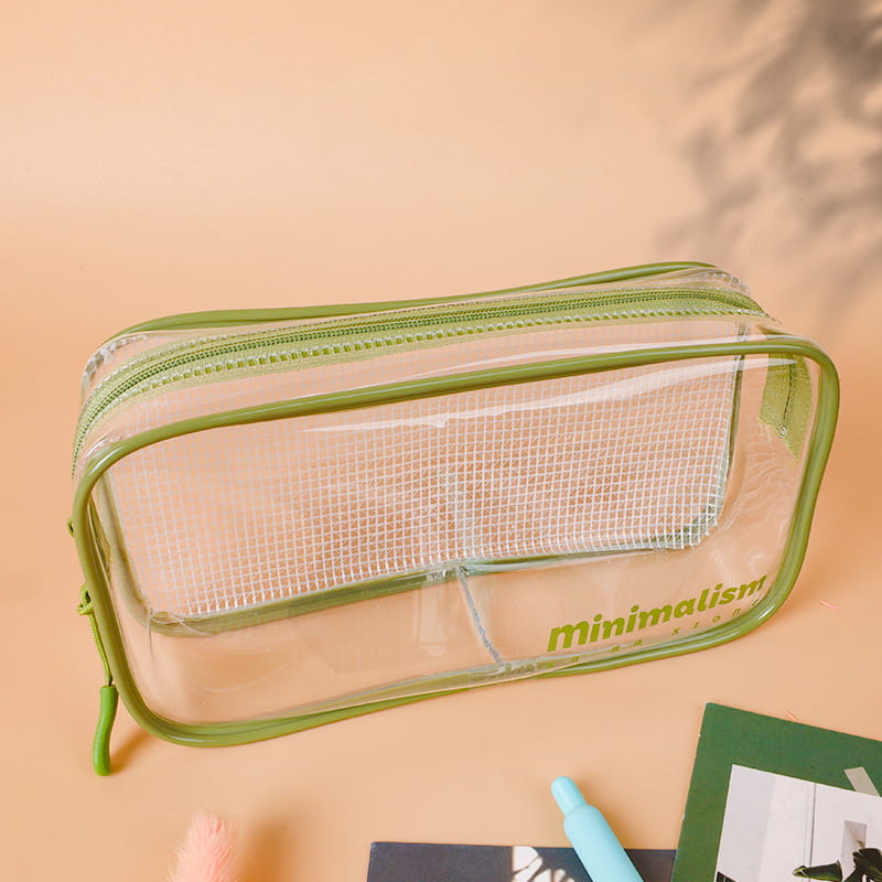 Transparent Pencil Case with Zipper