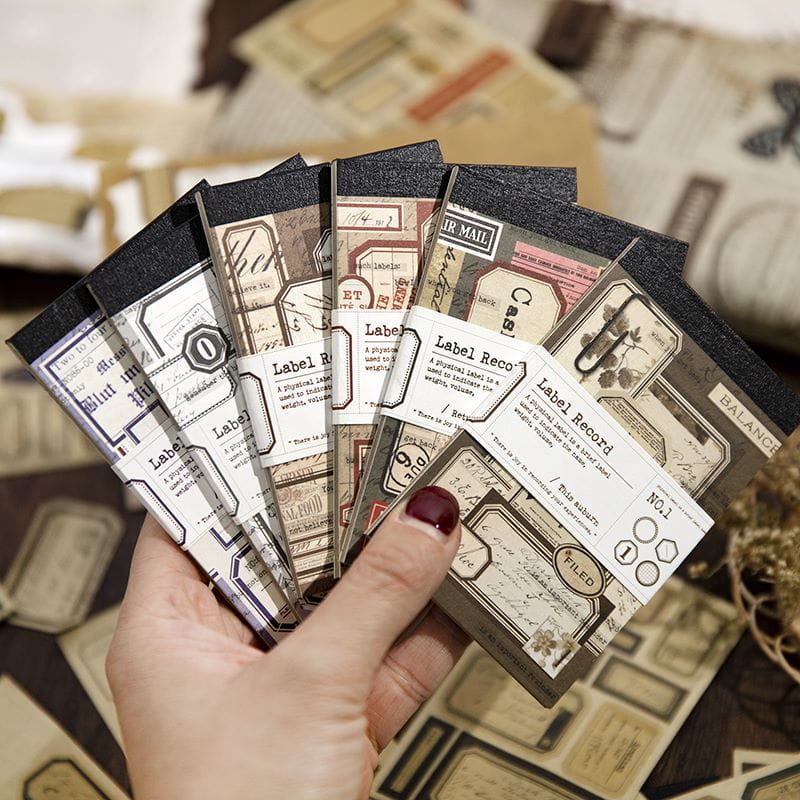NO.1 Label Record Sticker Book