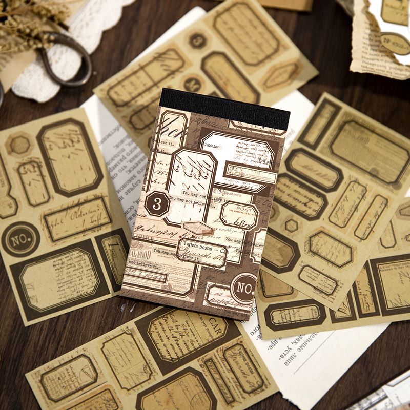 NO.1 Label Record Sticker Book