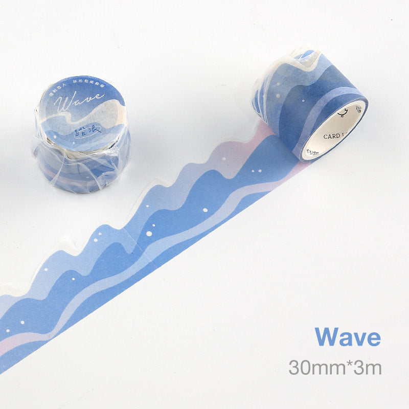 Cloud And Flower Special-Shaped Washi Tape