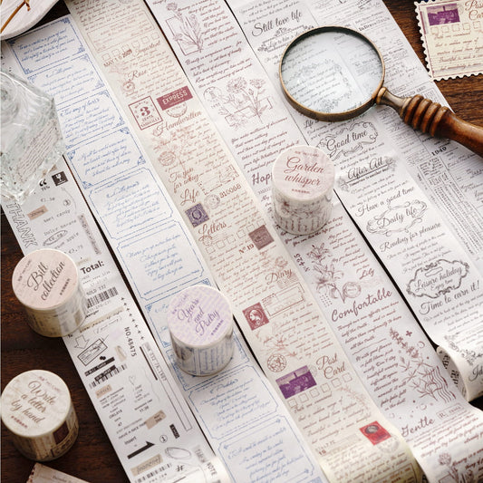 Poetry Of The Times Vintage Washi Tape