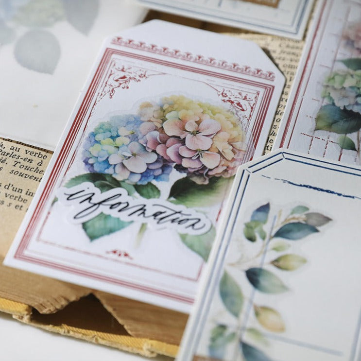 Bouquet Bliss: Hydrangea-themed Stickers