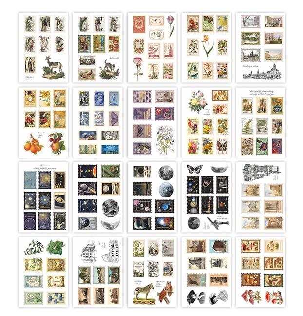 20 Sheets Glorious Precut Decor Stickers