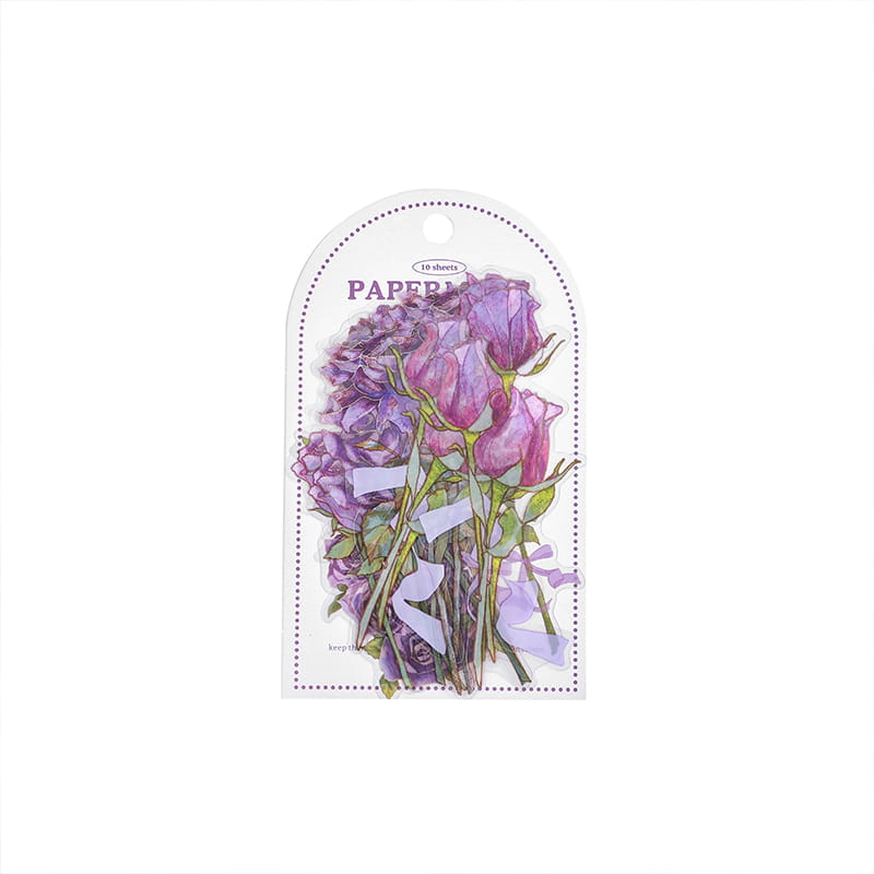 40 PCS Floral Garden Sticker Pack